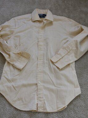 Polo by Ralph Lauren Men’s Light Cream Dress Shirt